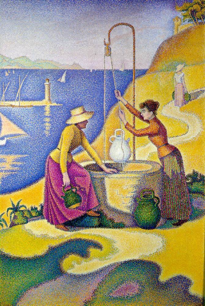 Women at the Well by Paul Signac