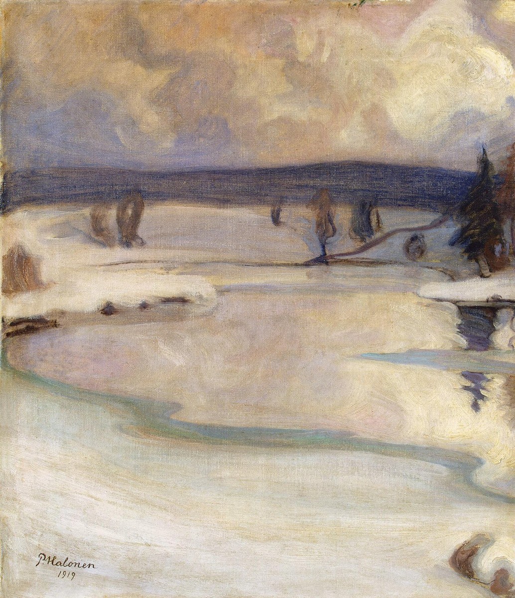 Talvimaisemawinter Landscape by Pekka Halonen