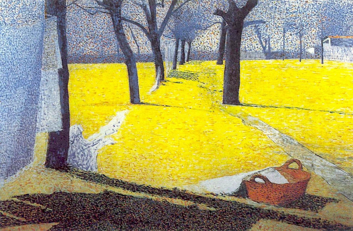 Cloths in the sun by Pellizza da Volpedo