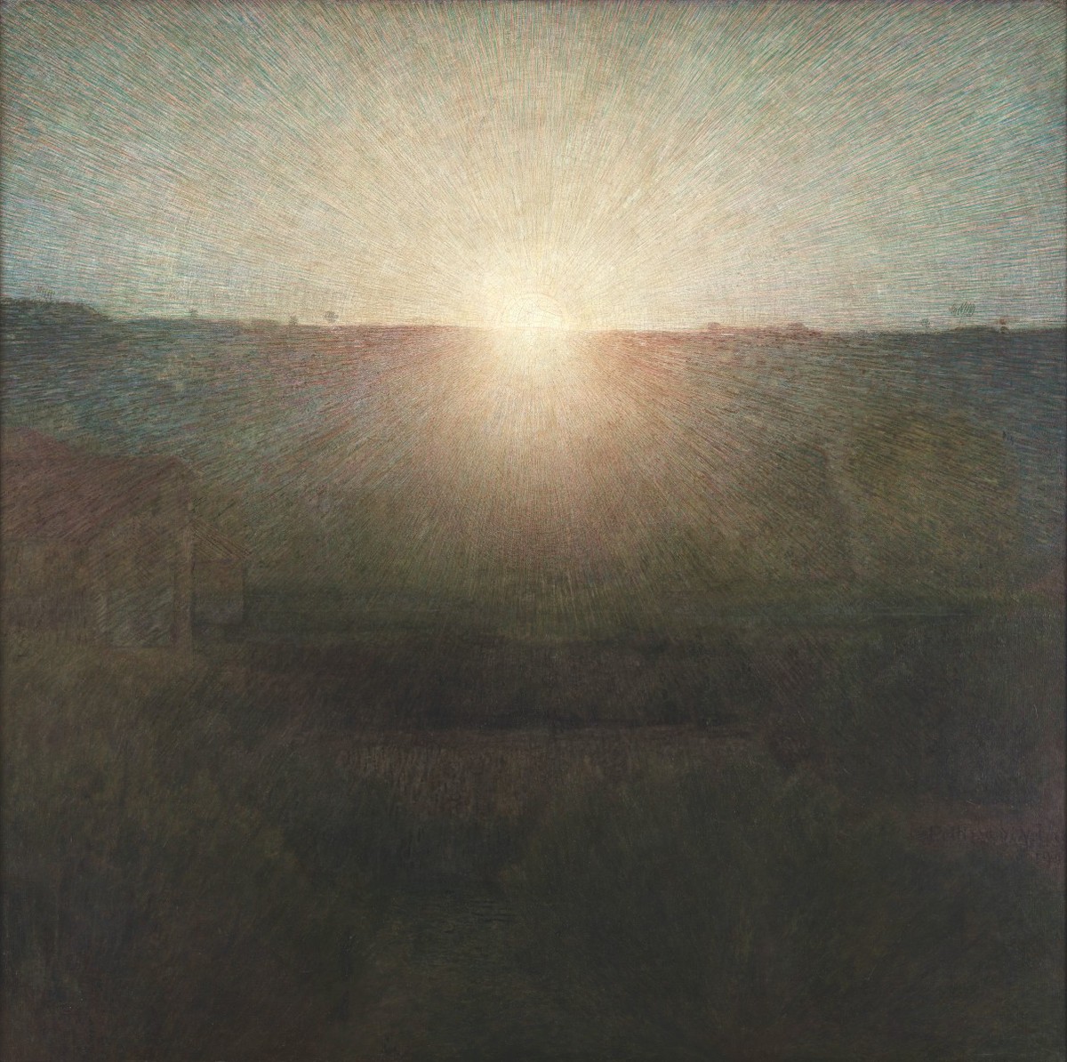 The sun by Pellizza da Volpedo