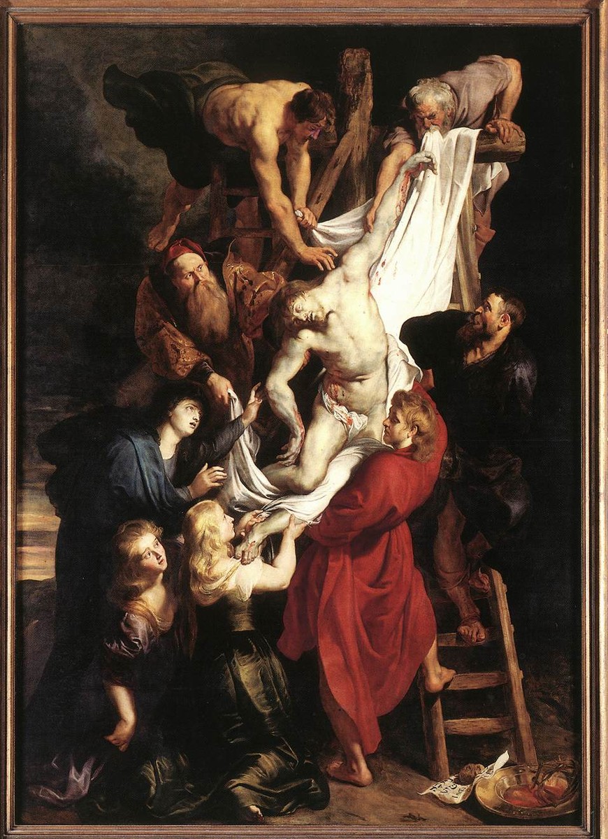 Descent from the Cross (centre panel) by Peter Paul Rubens