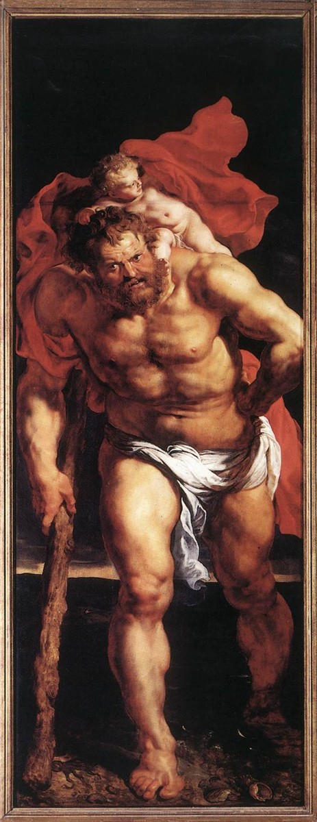 Descent from the Cross (outside left panel) by Peter Paul Rubens