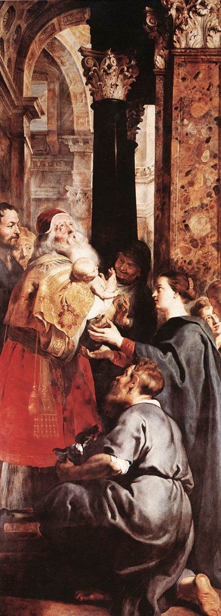 Descent from the Cross (right wing) by Peter Paul Rubens