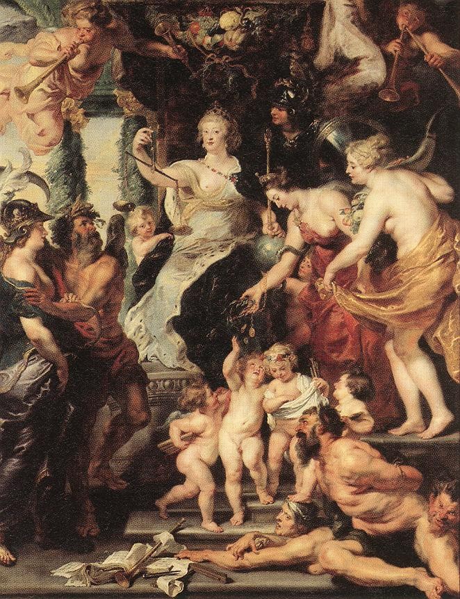 The Happiness of the Regency by Peter Paul Rubens