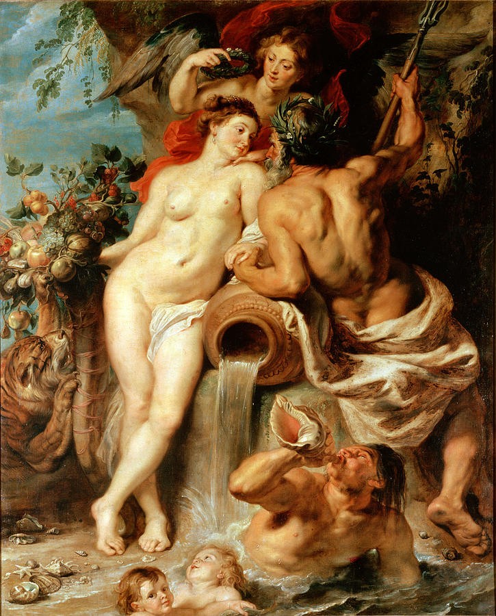 The Union of Earth and Water Antwerp and the Scheldt by Peter Paul Rubens