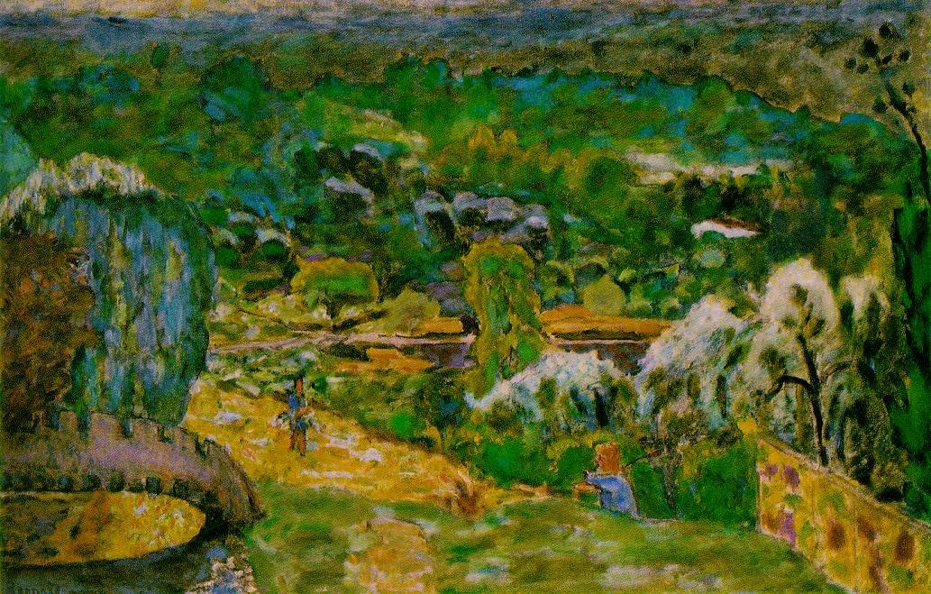 A spring landscape by Pierre Bonnard