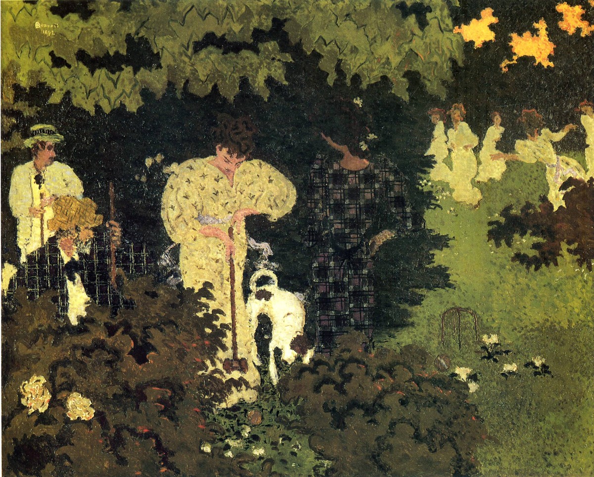 Dusk, or A Round of Croquet by Pierre Bonnard