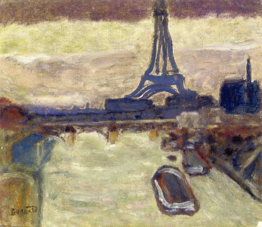 Eiffel Tower and The Seine by Pierre Bonnard