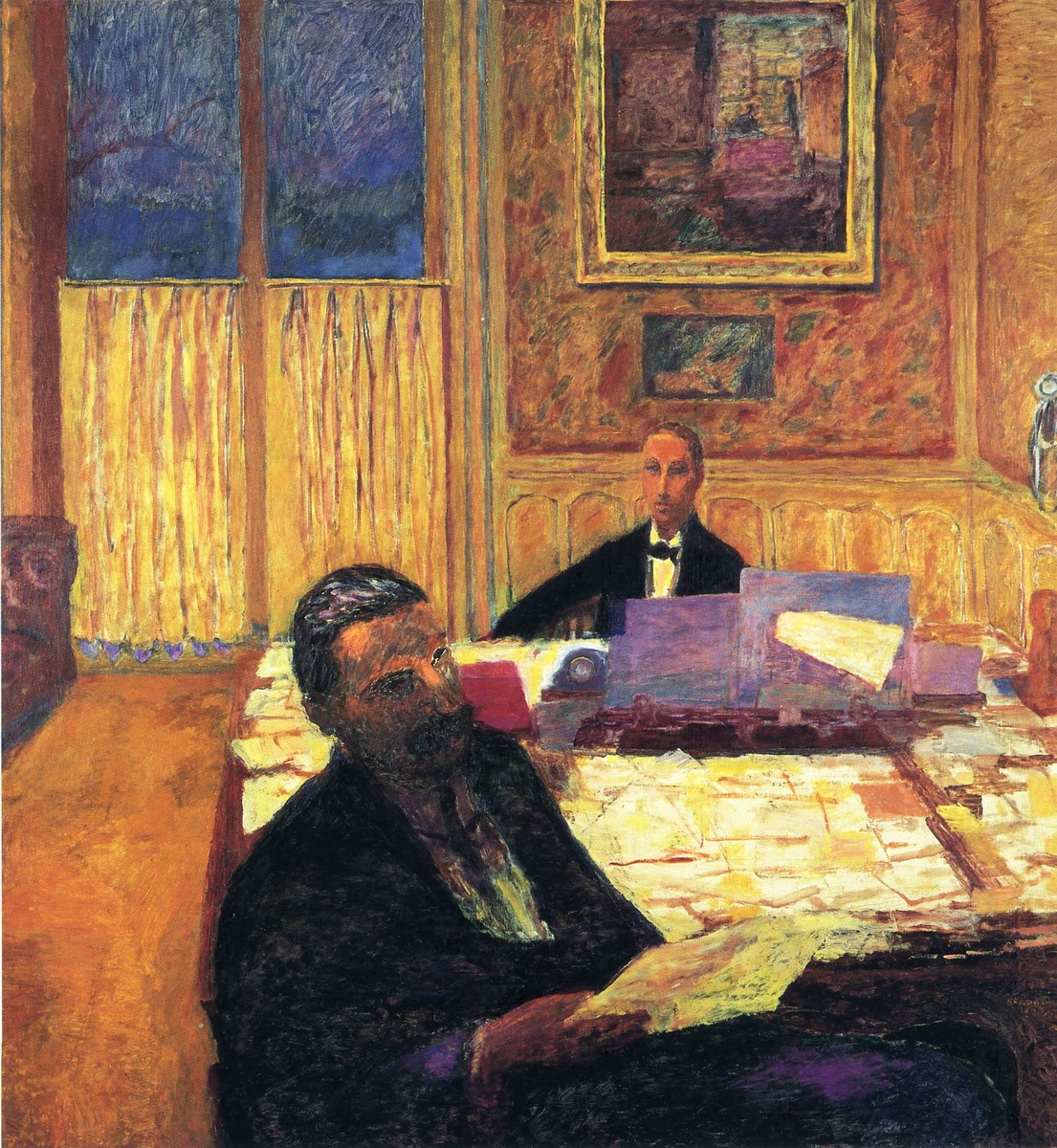 Joseph Bernheim Jeune and Gaston Bernheim de Villers by Pierre Bonnard