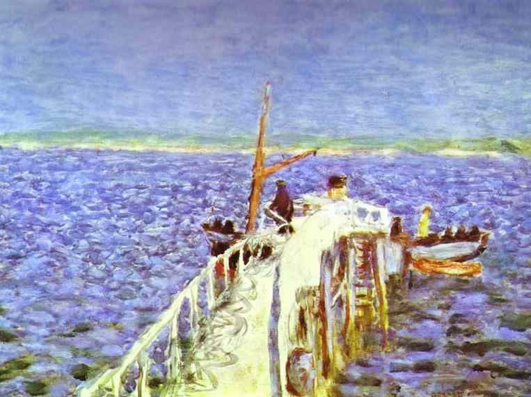 Landing Stage by Pierre Bonnard