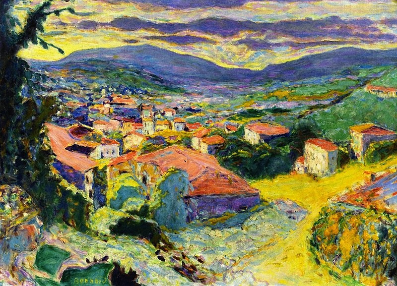 Landscape at Le Cannet by Pierre Bonnard