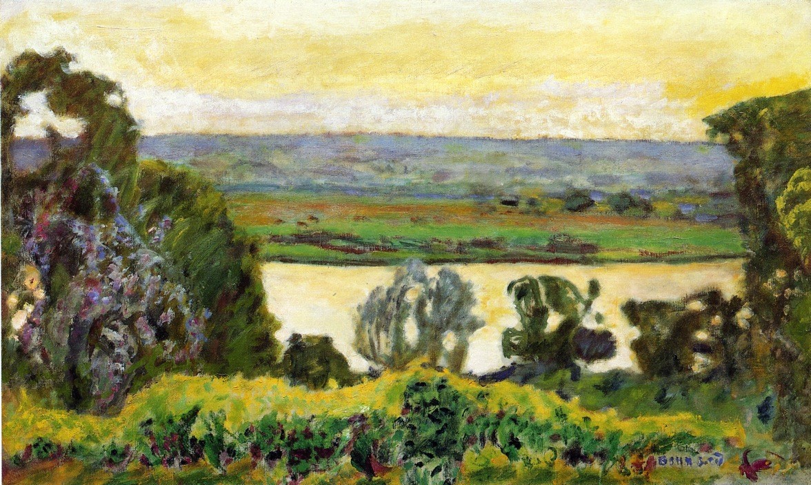 Landscape at Vernon by Pierre Bonnard