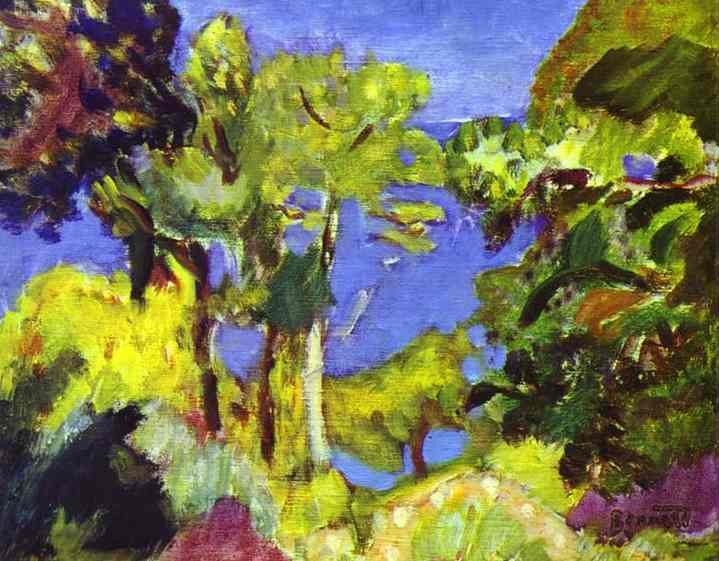 Landscape of Cote d Azur by Pierre Bonnard