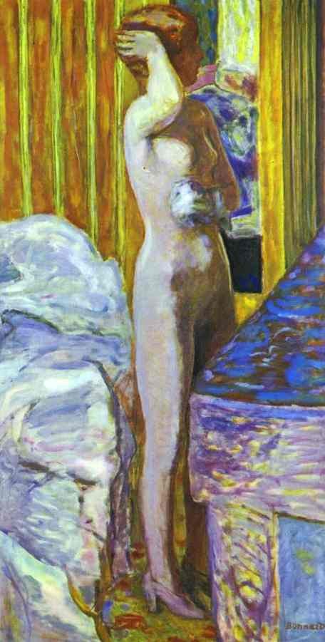 Standing Nude by Pierre Bonnard