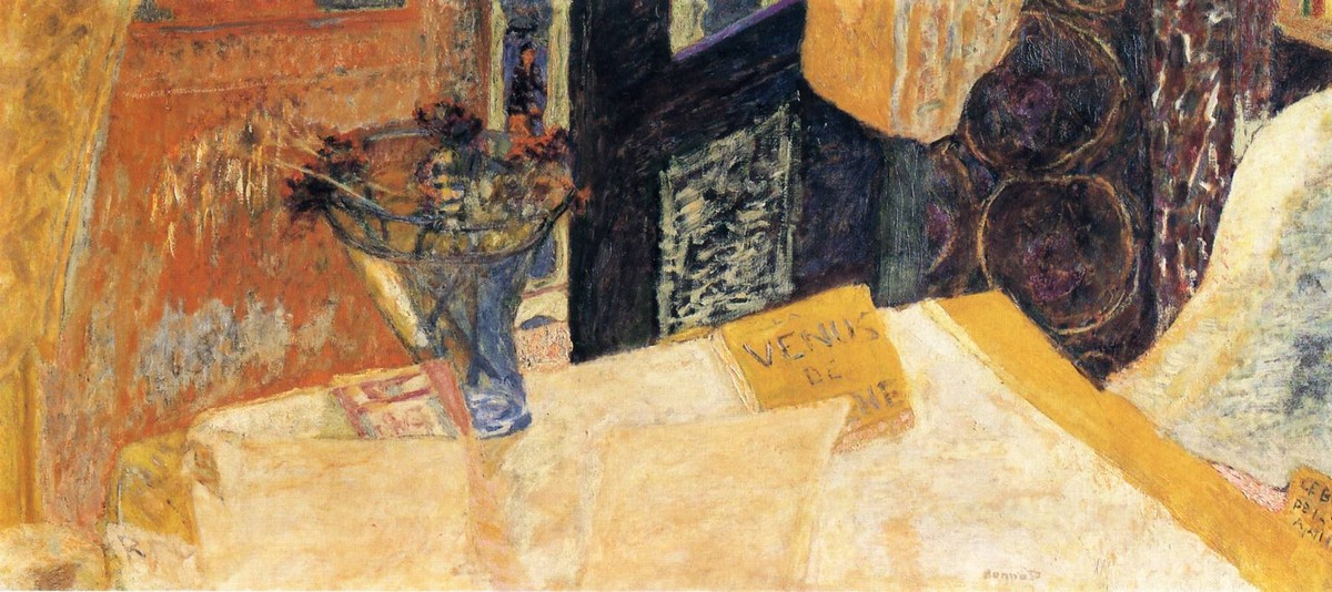 Still life with flowers or the Venus of Cyrene by Pierre Bonnard