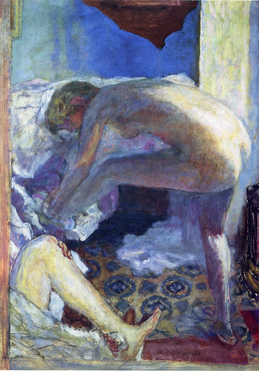 The big blue naked by Pierre Bonnard