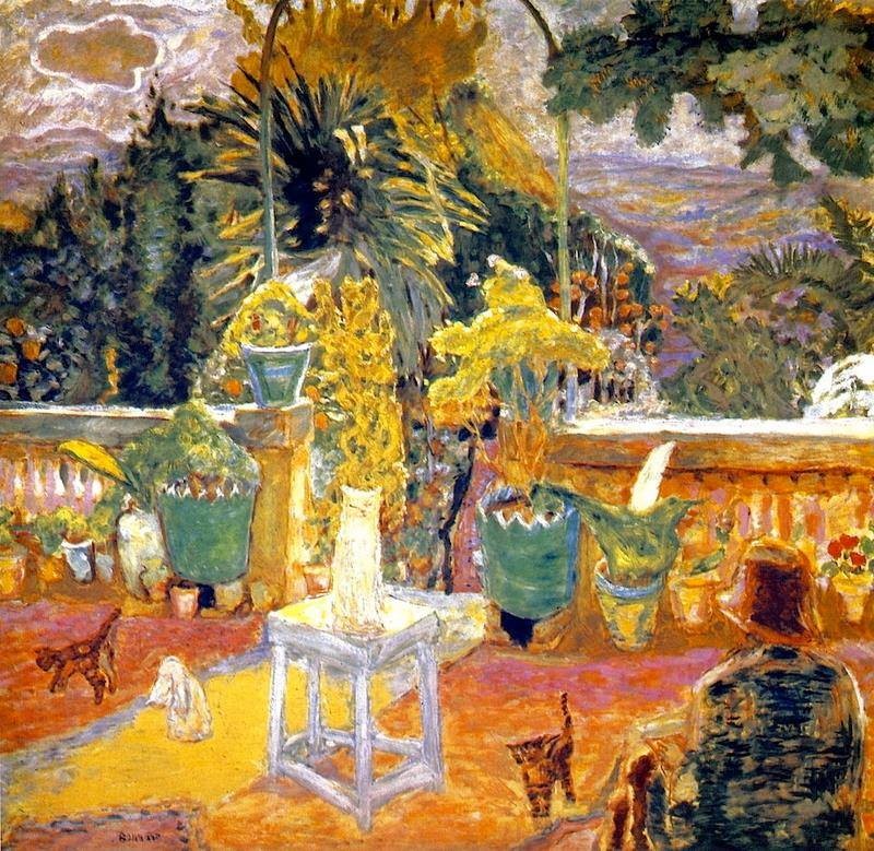 The terrace at Grasse by Pierre Bonnard