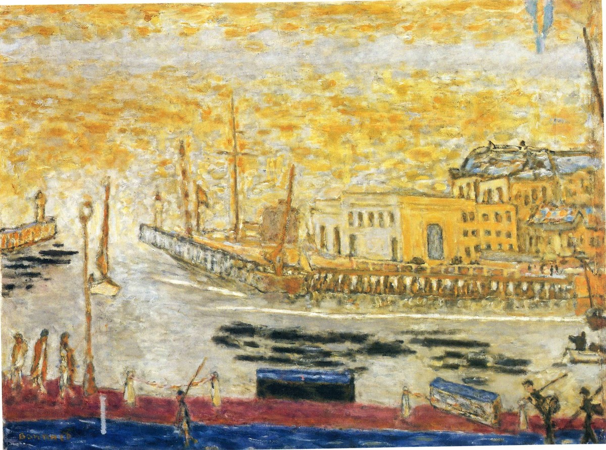 Trouville, the Exit to the Port by Pierre Bonnard