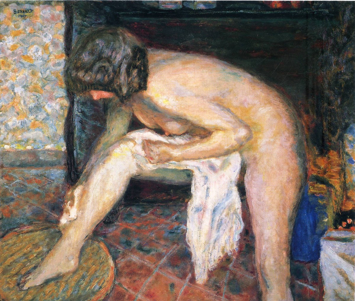 Woman leaning by Pierre Bonnard