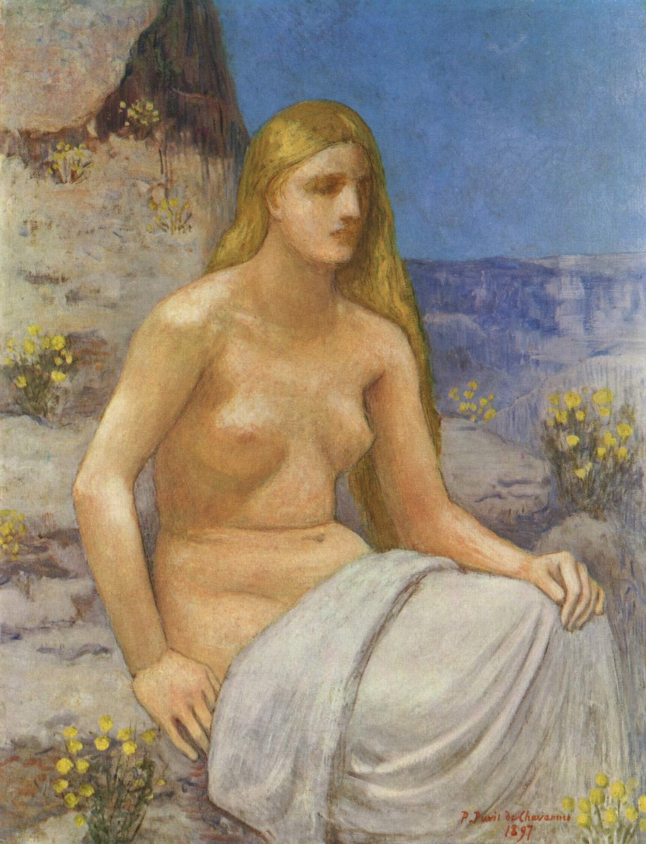 The Penitent Magdalen by Pierre Puvis de Chavannes