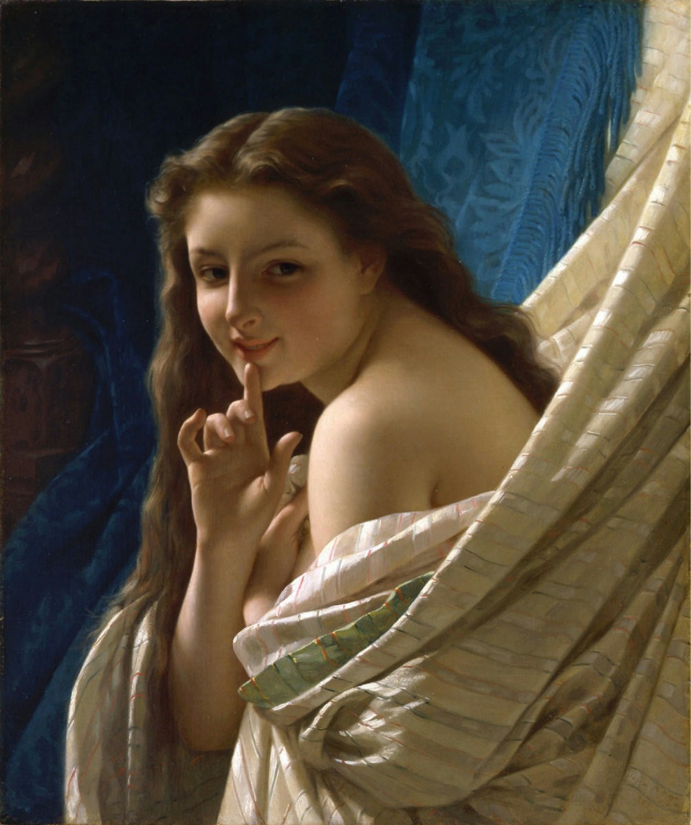 Portrait of a Young Woman by Pierre-Auguste Cot