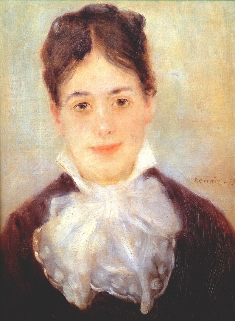 A Young Woman by Pierre-Auguste Renoir