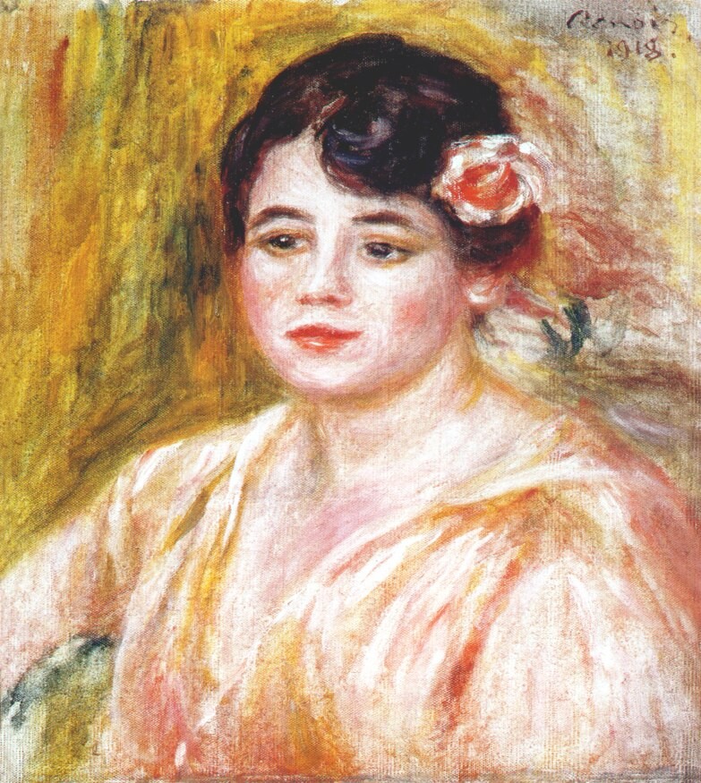 Adele besson by Pierre-Auguste Renoir