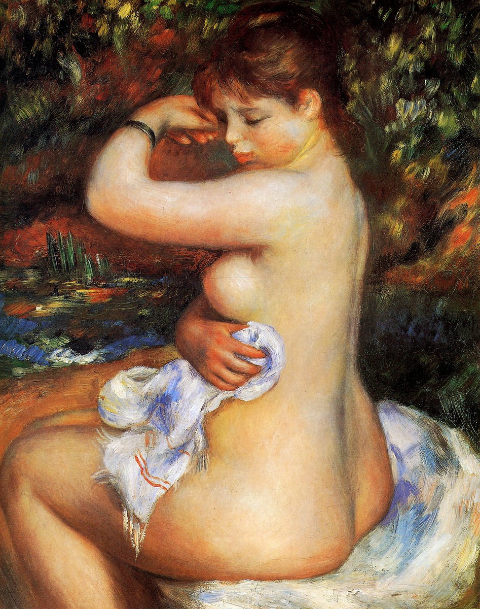 After the Bath by Pierre-Auguste Renoir