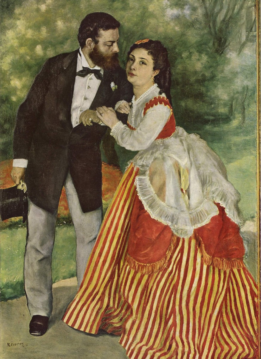 Alfred Sisley and His Wife by Pierre-Auguste Renoir