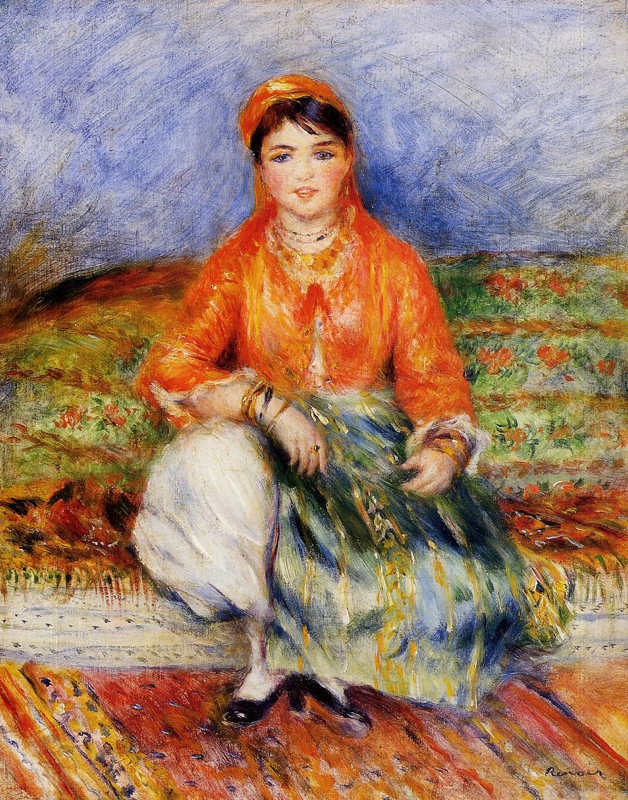 Algerian Girl by Pierre-Auguste Renoir