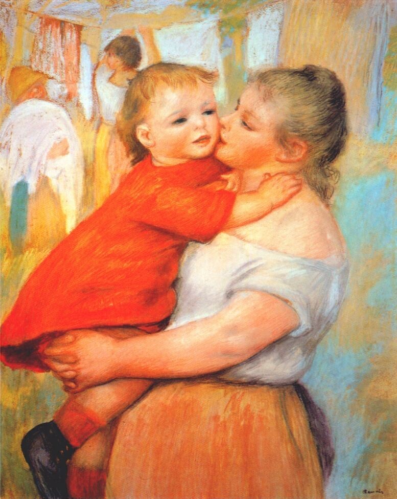 Aline and Pierre by Pierre-Auguste Renoir