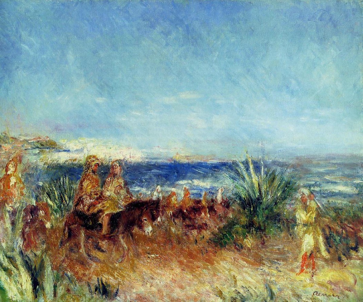 Arabs by the Sea by Pierre-Auguste Renoir