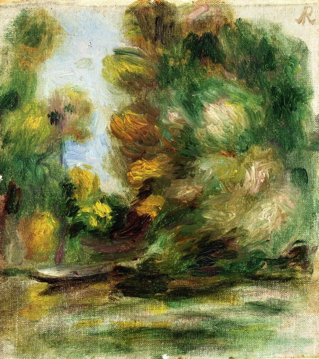 Banks of the River by Pierre-Auguste Renoir