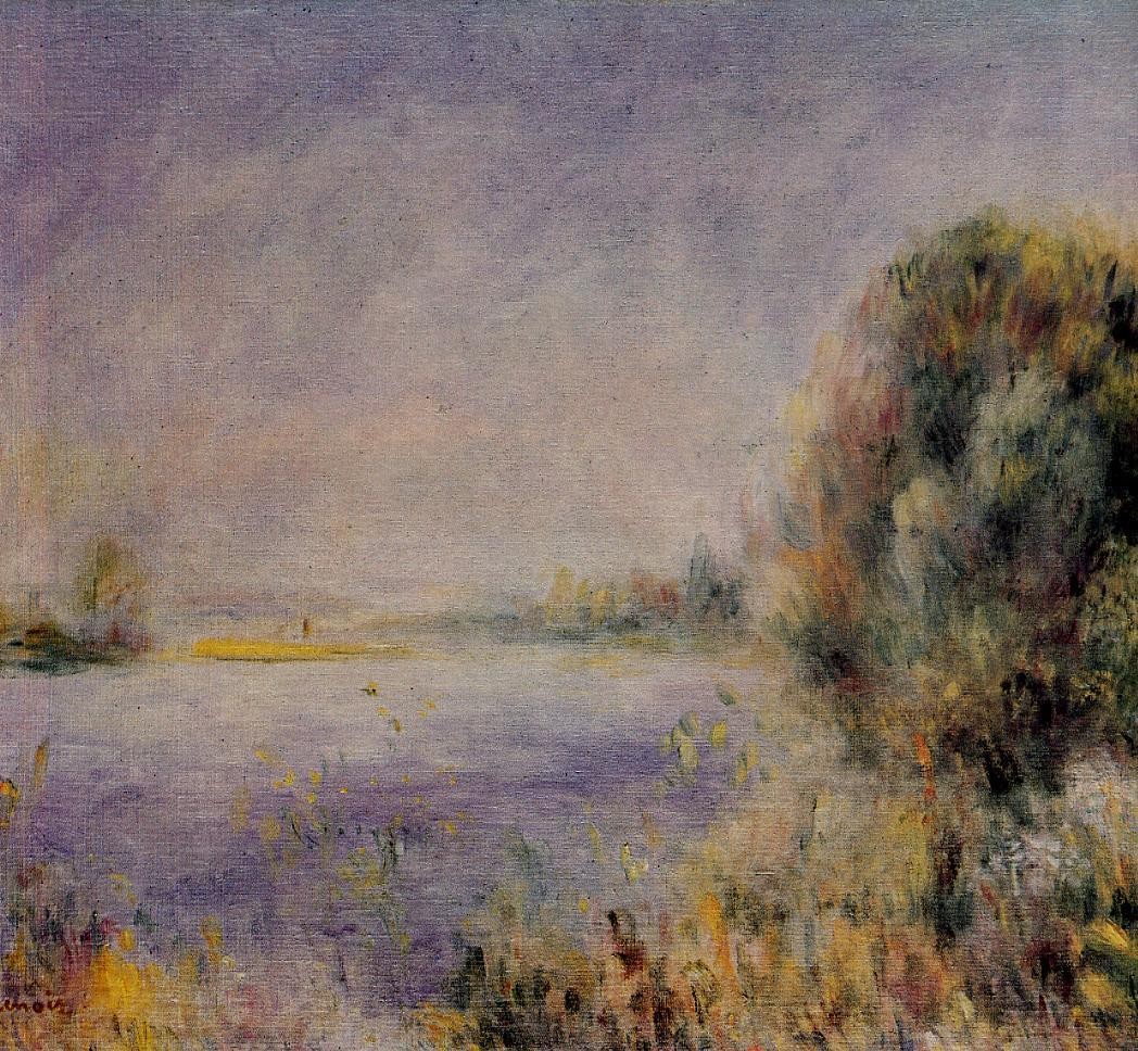 Banks of the River by Pierre-Auguste Renoir
