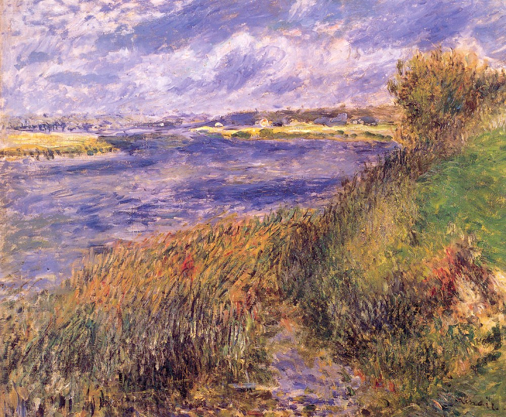 Banks of the Seine at Champrosay by Pierre-Auguste Renoir