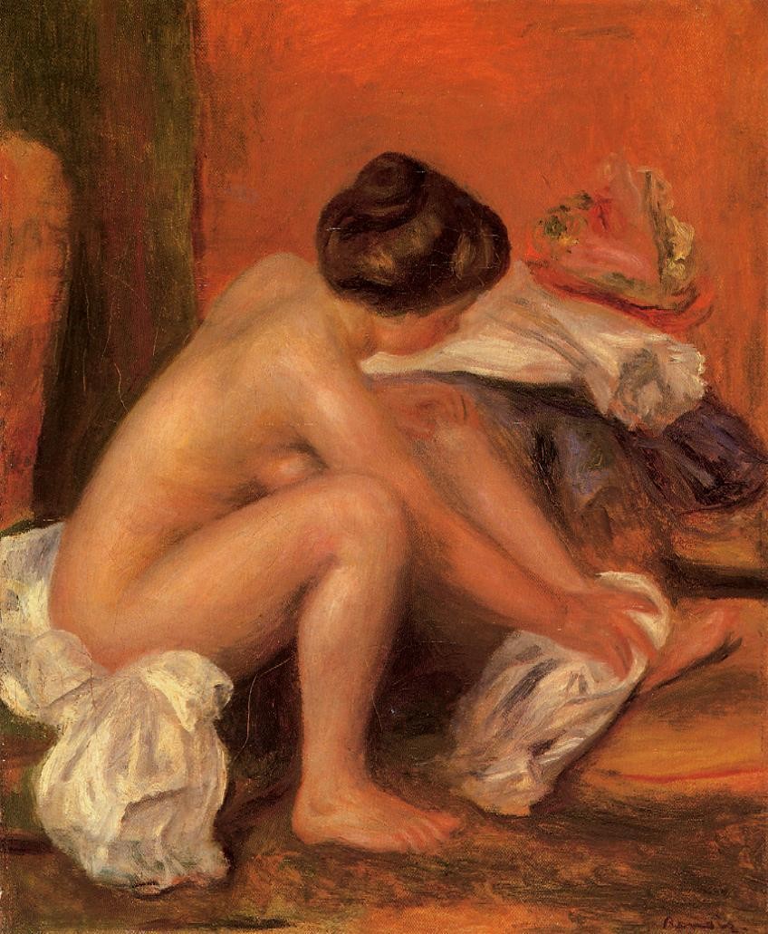 Bather Drying Her Feet by Pierre-Auguste Renoir