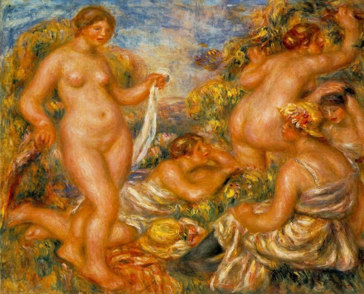 Bathers by Pierre-Auguste Renoir