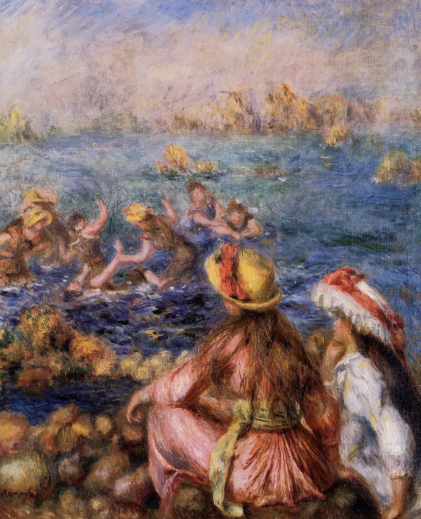 Bathers by Pierre-Auguste Renoir