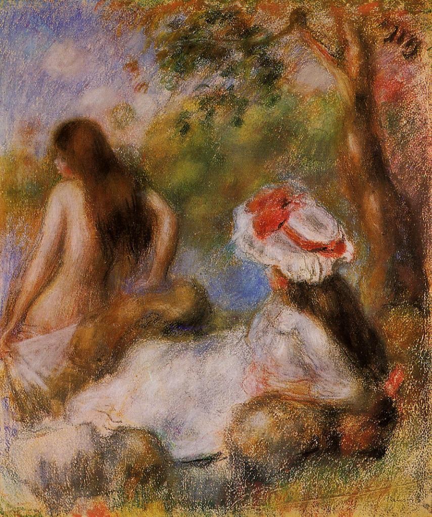 Bathers by Pierre-Auguste Renoir
