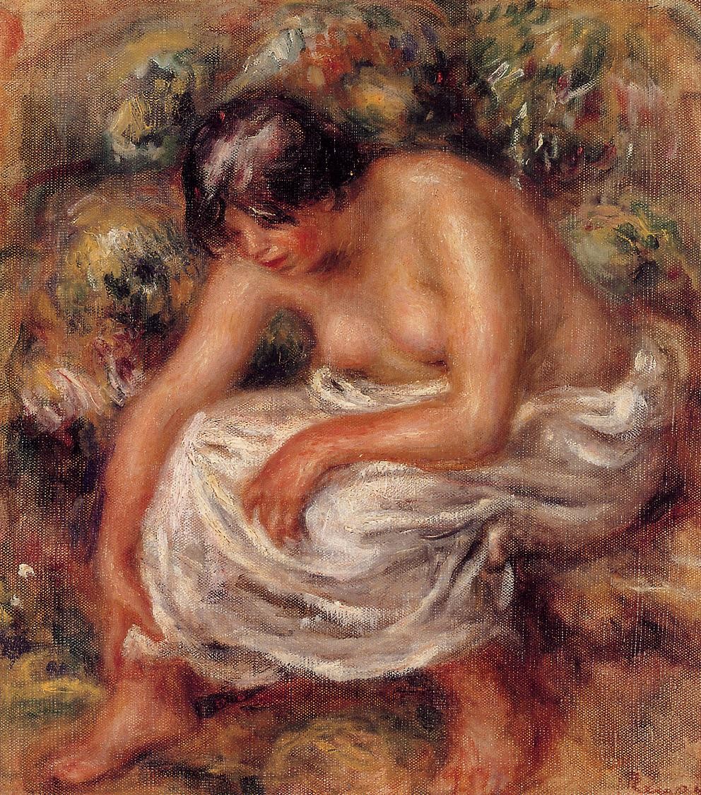 Bathing by Pierre-Auguste Renoir