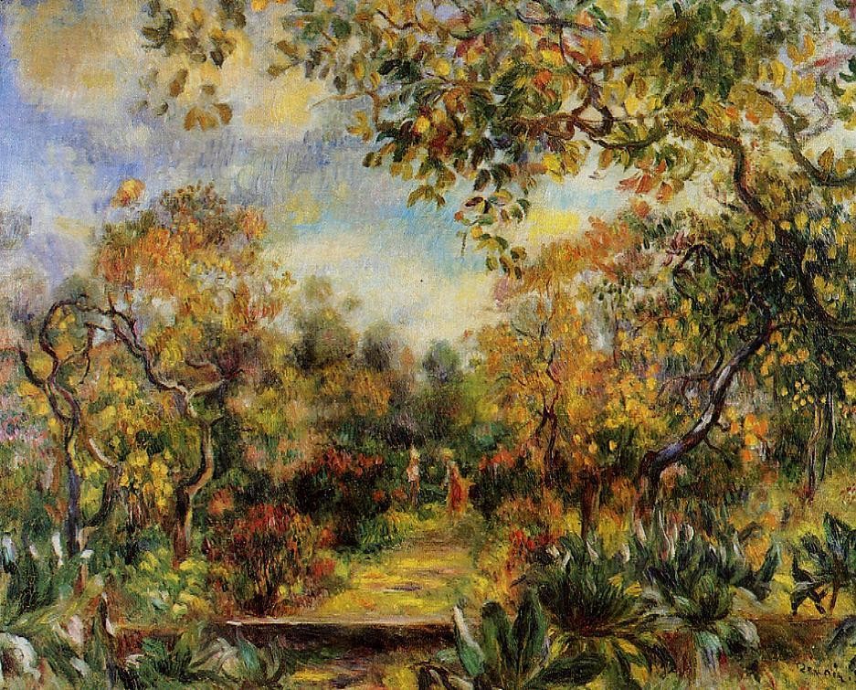 Beaulieu Landscape by Pierre-Auguste Renoir