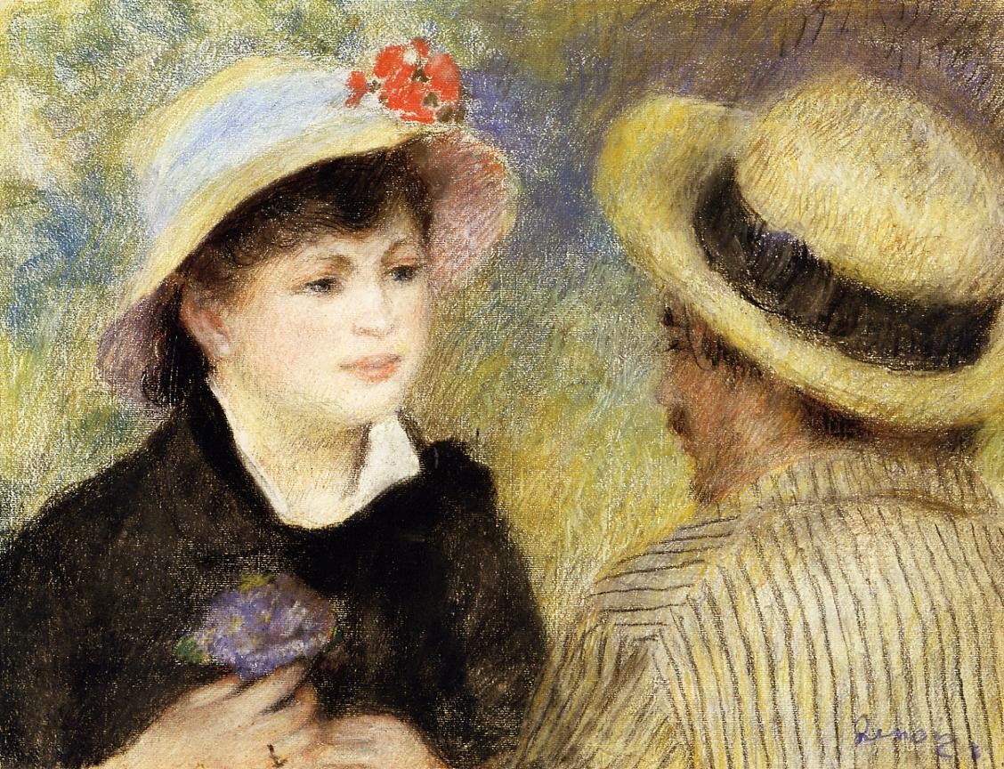 Boating Couple (Aline Charigot and Renoir) by Pierre-Auguste Renoir