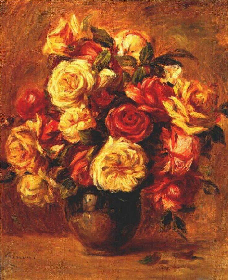 Bouquet of Roses by Pierre-Auguste Renoir