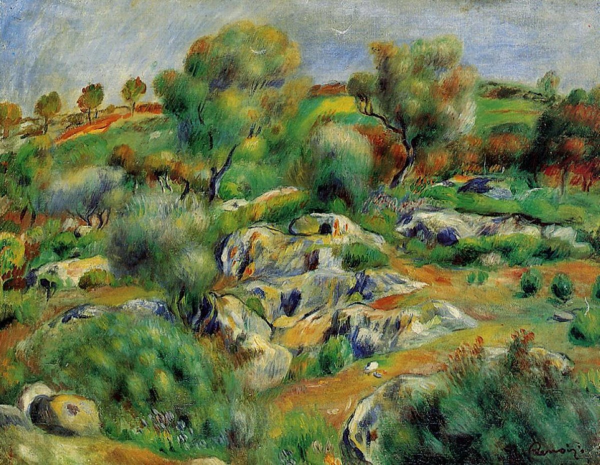 Breton Landscape by Pierre-Auguste Renoir