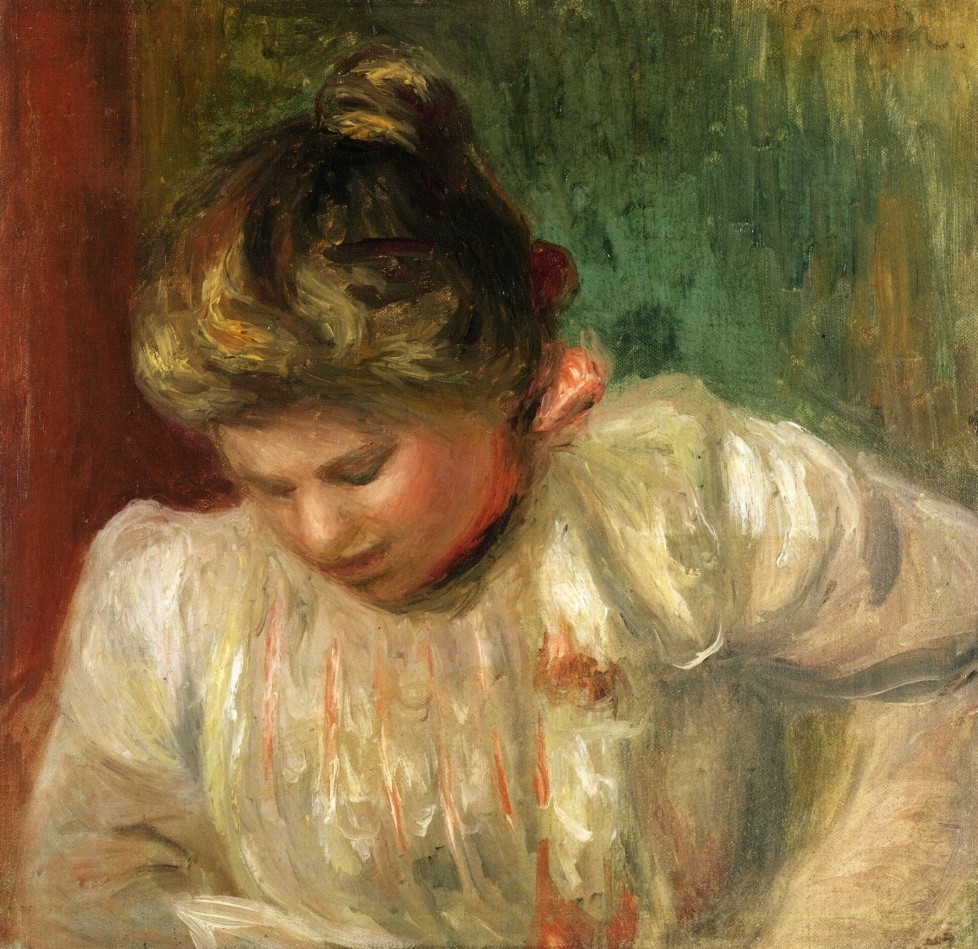 Bust of a Girl by Pierre-Auguste Renoir