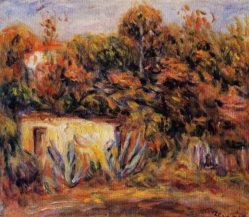 Cabin with Aloe Plants by Pierre-Auguste Renoir