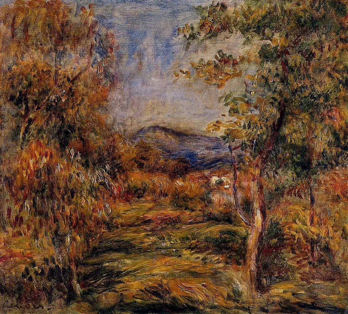 Cagnes Landscape by Pierre-Auguste Renoir