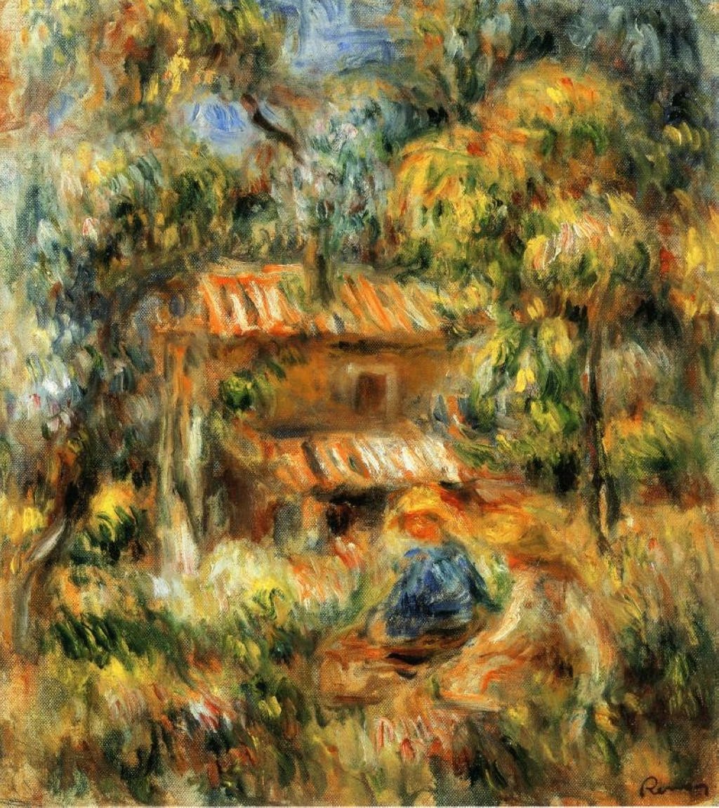 Cagnes Landscape by Pierre-Auguste Renoir