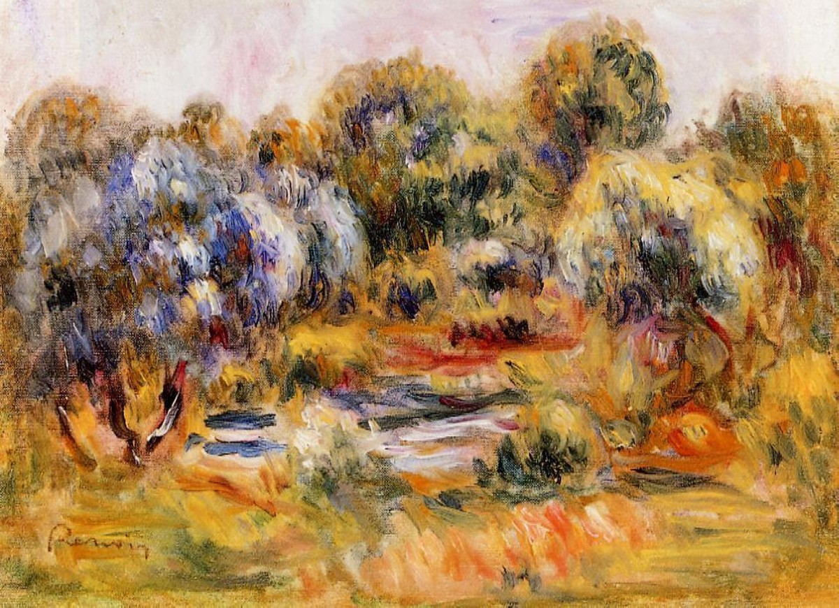 Cagnes Landscape by Pierre-Auguste Renoir