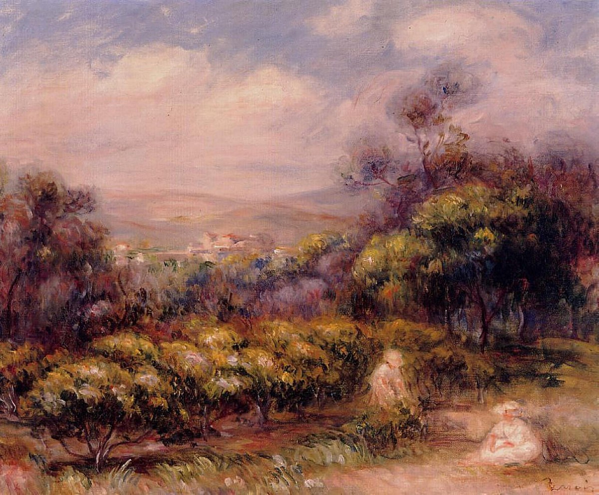 Cagnes Landscape by Pierre-Auguste Renoir